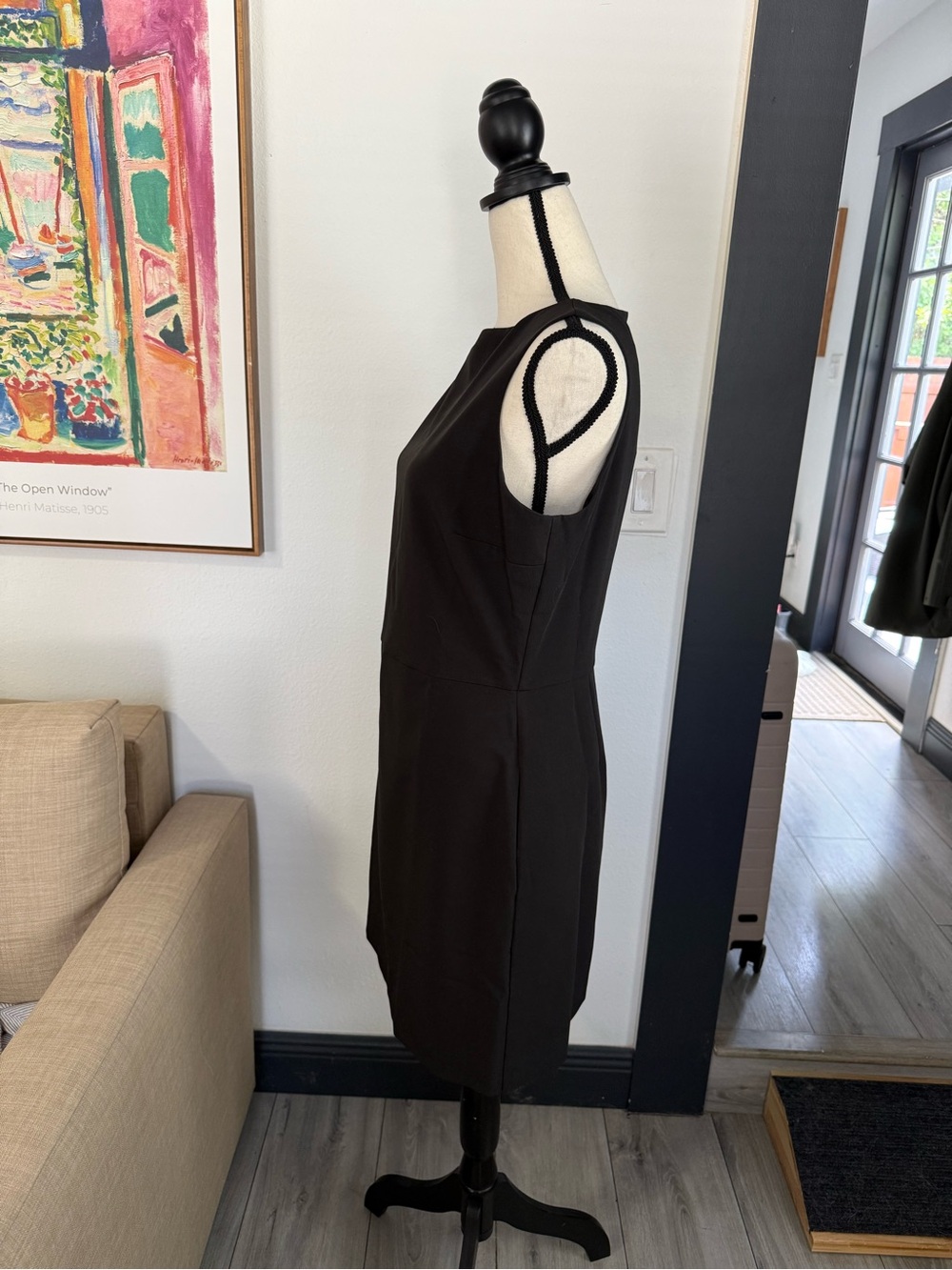 NWT Marcella Jessica Dress Black Mini Dress With Pockets Size M - Picture 9 of 10
